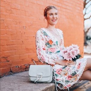 Chicwish Dresses - Chicwish Floral Long Sleeve Mini Dress Chicwish Dresses - Chicwish Floral Long Sleeve Mini Dress